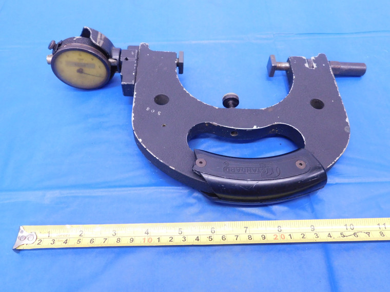 STANDARD GAGE CO. 306 3" - 4" DIAL SNAP GAGE W/ C21 INDICATOR .0001" GRADUATION - MS5670AP1