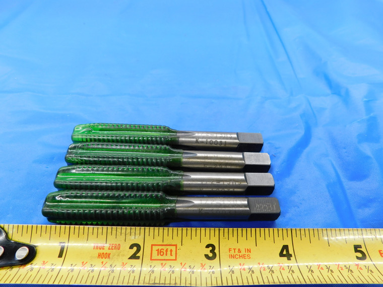 4 PCS NEW HANSON & WHITNEY 1/2 13 H3 HSS PLUG TAP 4 STRAIGHT FLUTE .5 H.W. CO. - MB3949AR1