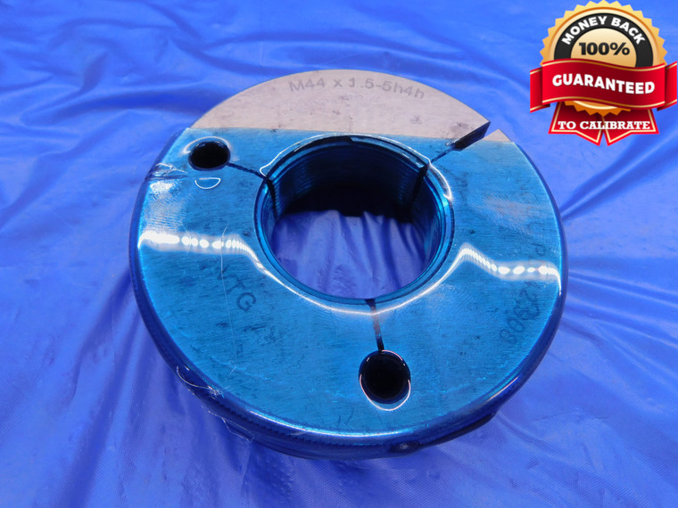 M44 X 1.5 5h4h METRIC VERMONT THREAD RING GAGE 44.0 NO GO ONLY P.D. = 42.908 - DW13784AP1