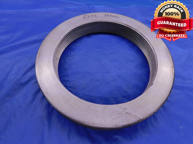 SHOP MADE 4 3/8 10 SOLID THREAD RING GAGE 4.375 4.3750 4.375"-10 CHECK - DW13817RD