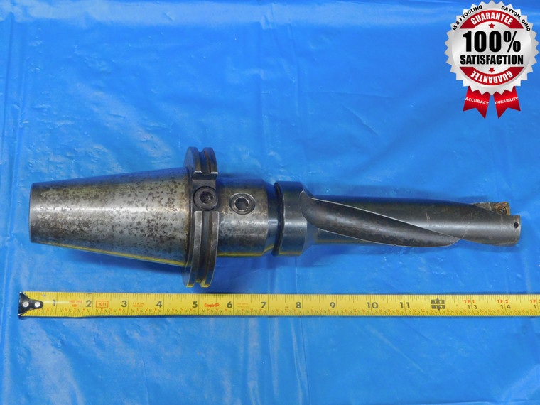 1 1/2" DIA INDEXABLE U DRILL W CAT50 SYIC 1 1/4 I.D. SOLID END MILL TOOL HOLDER