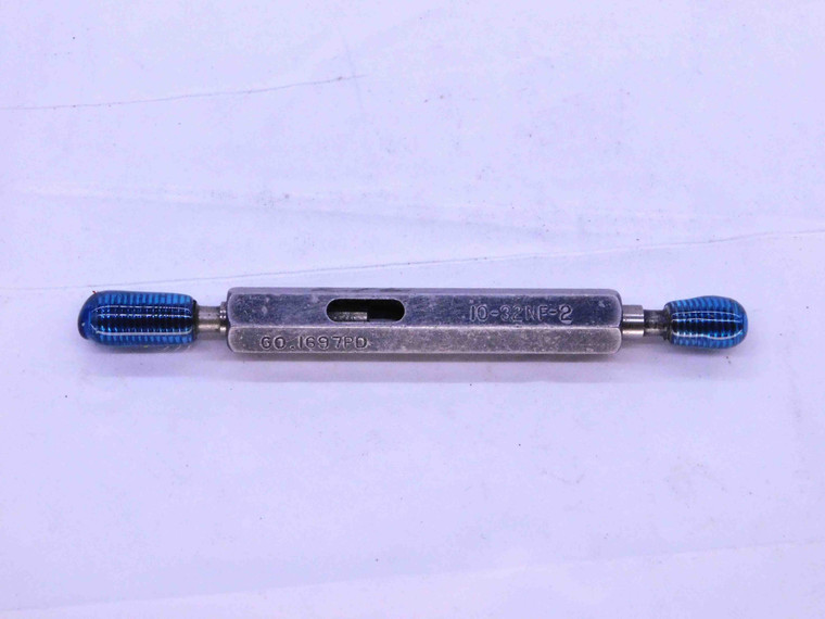 10 32 NF 2 THREAD PLUG GAGE #10 .190 .1900 GO NO GO P.D.'S = .1697 & .1724 UNF-2 - DW13819RD