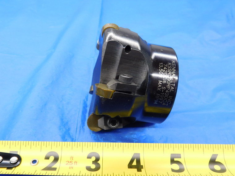 KENNAMETAL 3" O.D. FACE MILL KSSR300RP430C4 1" PILOT HOLDS 5 INSERTS RP_43_ 3.0 - MB4326AY1