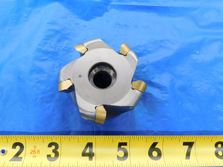 SECO 63mm O.D. FACE MILL R220.69-0063-18-5AN 27mm PILOT 5 POCKETS XOMX1806.. - MB4373AK1