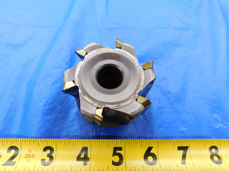 MITSUBISHI 63mm O.D. FACE MILL AHUB1563RM-6 22mm PILOT 6 POCKETS JDMT 1505 - MB4359AK1