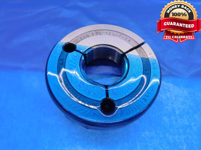 1 3/8 12 UNF 1A THREAD RING GAGE 1.375 1.3750 NO GO ONLY P.D. = 1.3096 CHECK - DW13948AX1