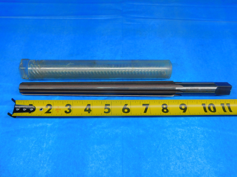 YANKEE 487 #11 45/64 - 7/8" OD HSS TAPER PIN REAMER 3/4 SHANK 8 FLUTE 11 3/8 OAL - AR3706AR1