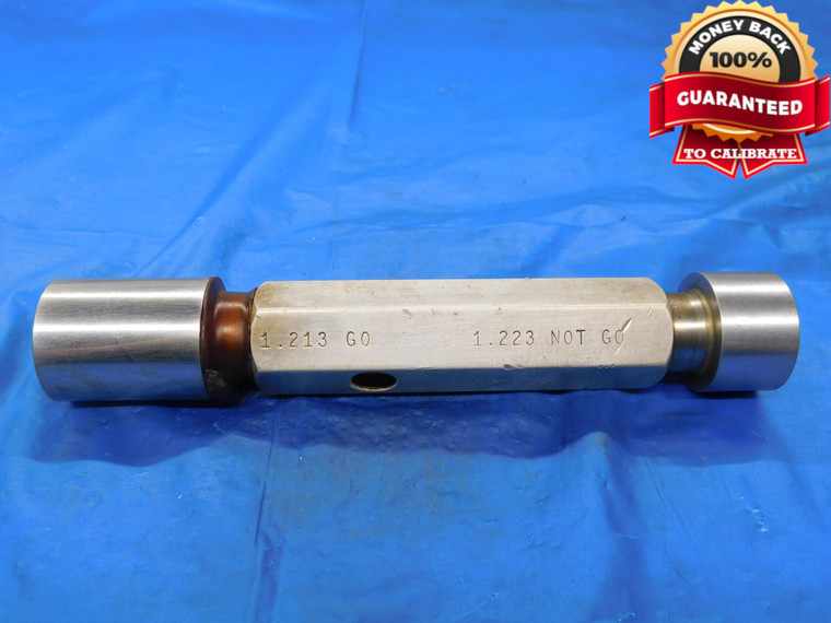 1.213 & 1.223 PIN PLUG GAGE GO NO GO 1.2188 +.0042 1 7/32 31 mm 1.2130 1.2230 - MB4452AZI