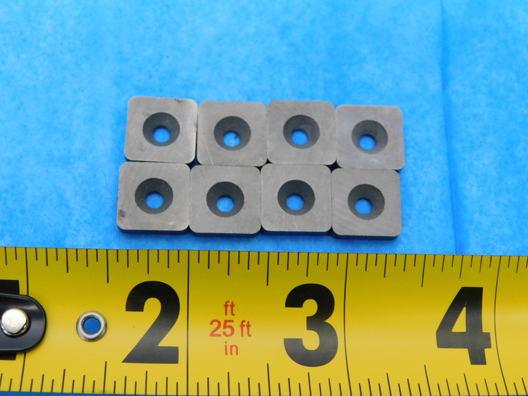 8 PCS NEW SM-43 CARBIDE SHIMS INDEXABLE INSERT TOOLING SEATS SM43 - JH1966HWD