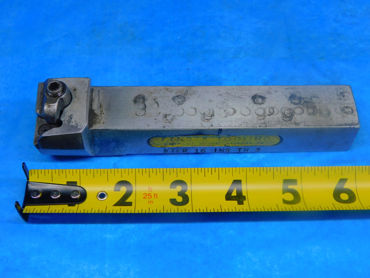 KENNAMETAL KTFR16 LATHE TURNING TOOL HOLDER 7/8 SQUARE SHANK TN3 INSERTS 6" OAL - AR3880AS1