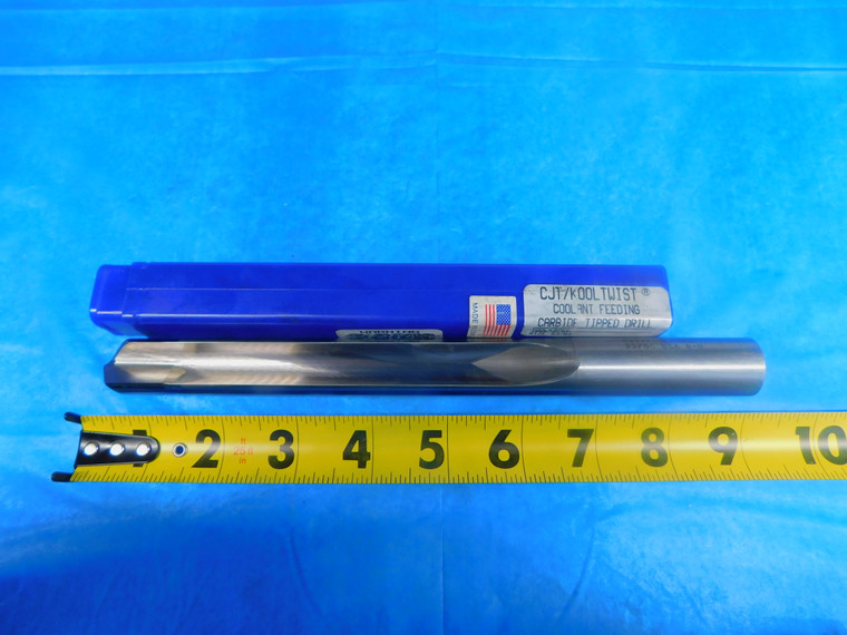CJT KOOLCARB 53/64 O.D. HSS COOLANT THRU CARBIDE TIPPED DRILL BIT 41695 .8281 - AR3897AC1