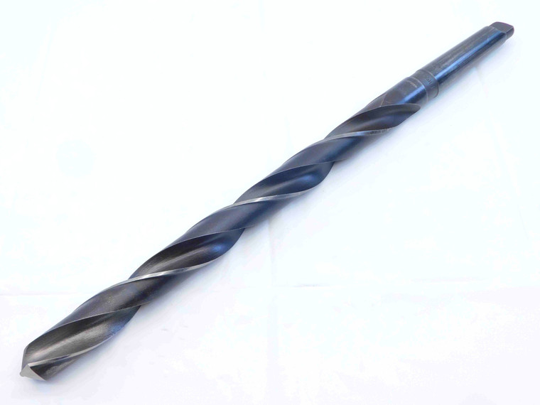 1" HSS TWIST DRILL BIT MORSE TAPER #3 SHANK 11 3/4 LOC 17.25 OAL 1.0 MT3 CNC