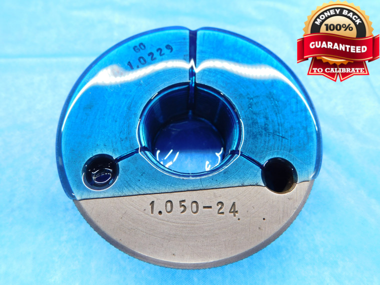 1.050 24 THREAD RING GAGE 1.5 1.50 1.500 1.5000 GO ONLY P.D. = 1.0229 CHECK - DW14235RD