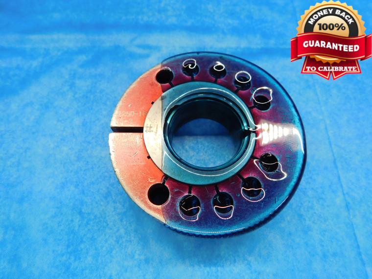 1 1/4 16 NS 3 THREAD RING GAGE 1.25 1.250 1.2500 NO GO ONLY P.D. = 1.0804 CHECK - DW14267RD