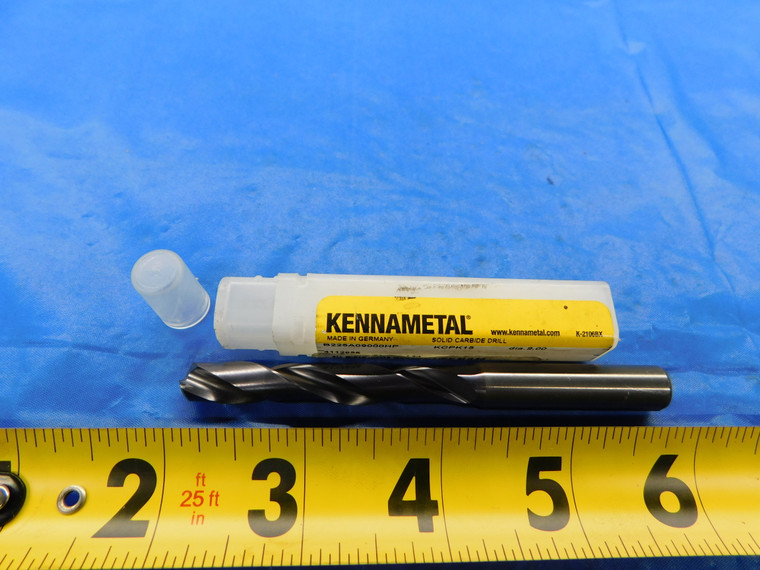 KENNAMETAL 9MM TiAlN CARBIDE COOLANT JOBBER DRILL BIT B225A09000HP 10MM 9 - MB4767AL1