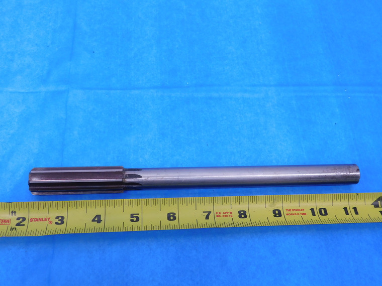 YANKEE .7677" O.D. HSS CHUCKING REAMER 5/8 SHANK 8 FL 2 1/2 LOC 9 1/2 OAL 19.5mm - MS5978LVR