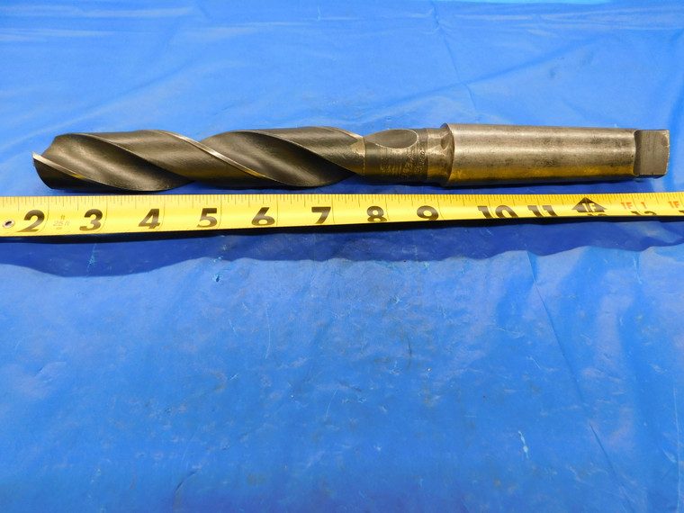 ATM 1 9/64 O.D. HSS TWIST DRILL BIT MORSE TAPER #4 SHANK 1.1406 7 1/8 LOC MT4 - MB4871AR1