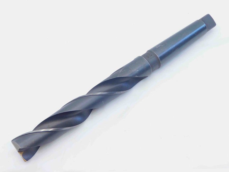 1" COBALT FLAT BOTTOM TWIST DRILL BIT MORSE TAPER #3 SHANK 5 3/4 LOC 1.0 MT3 - AR4264AR1