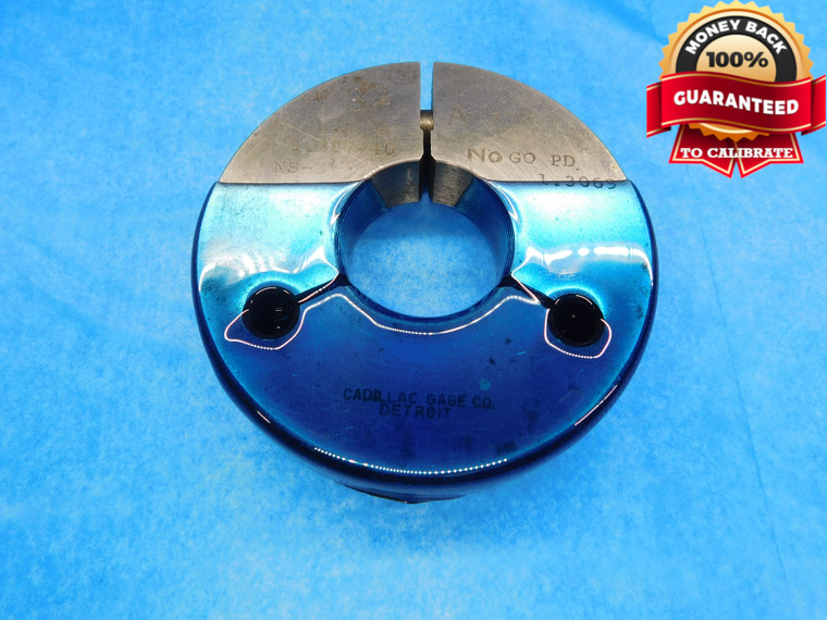 1.327 40 NS 3 THREAD RING GAGE 1.3270 NO GO ONLY P.D. = 1.3069 INSPECTION CHECK - DW14419RD