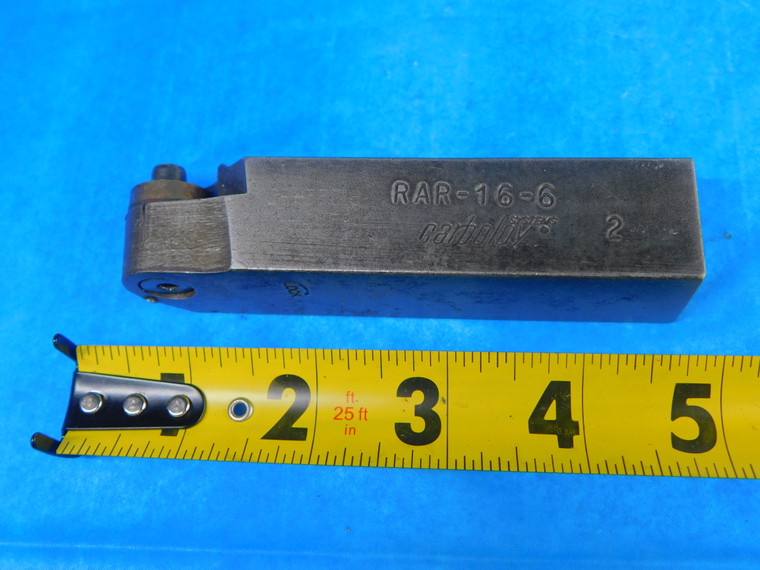 CARBOLOY RAR-16-6 LATHE TURNING TOOL HOLDER 1" SHANK RN64 INSERTS 4 1/2 OAL - AR4308AW1