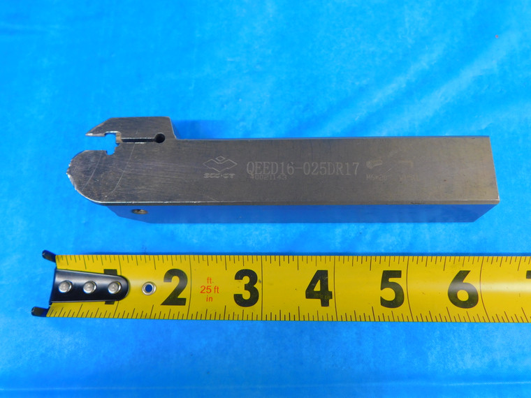 ZCC CT QEED16-025DR17 LATHE TURNING TOOL HOLDER 1" SHANK ZPED0250 INSERTS 6" OAL - AR4309AW1