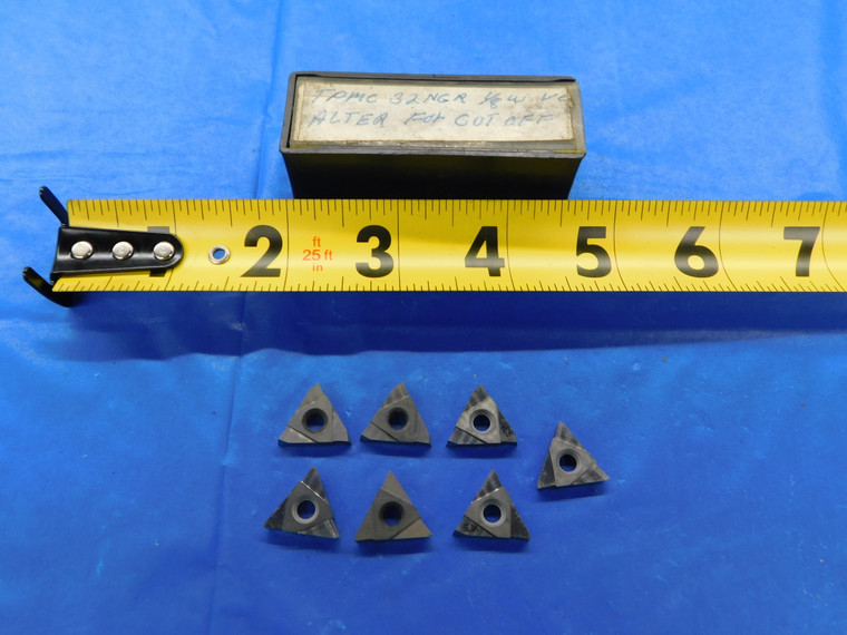 7PCS NEW VALENITE TPMC-32NGR VC5 CARBIDE GROOVING INSERTS - MB4977LVR