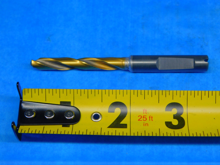 GUHRING 6.2mm TiN CARBIDE COOLANT THRU TWIST DRILL BIT RT 100 U 1183 8mm SHANK - AR4346AL1