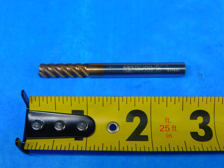 DATA FLUTE 1/4 O.D. 3/4 LOC CARBIDE END MILL 1/4 SHANK 5 FLUTE MH50250 .25 - AR4344AL1