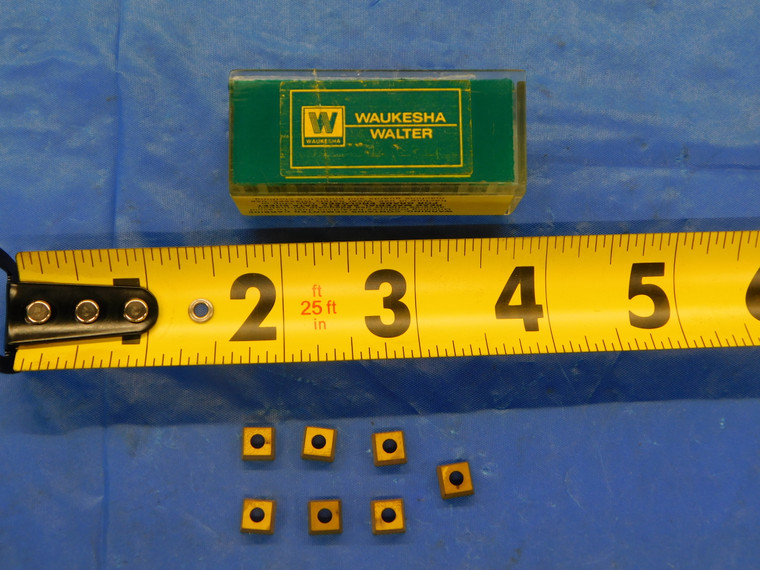 7PCS NEW WAUKESHA 6745-2004F WTL71 TIN COATED CARBIDE TURNING INSERTS INDEXABLE - MB5034AL1