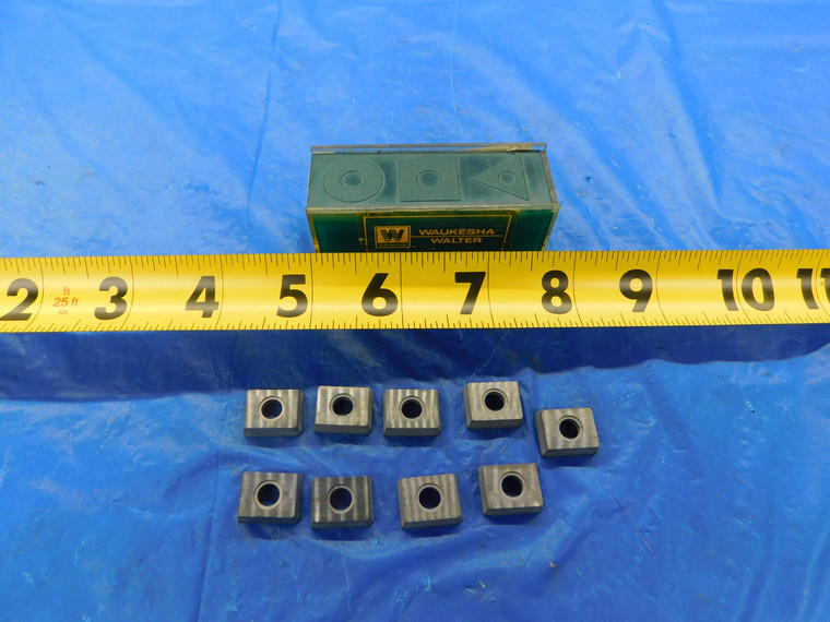 9PCS NEW WAUKESHA WALTER 6725-4566F WKM CARBIDE TURNING INSERTS INDEXABLE - MB5147RDT