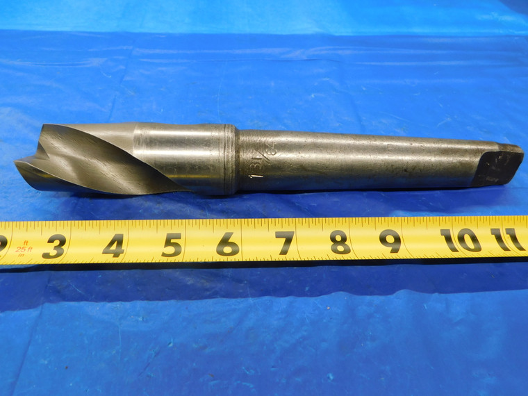 1 31/64 O.D. HSS FLAT BOTTOM TWIST DRILL BIT MORSE TAPER #4 SHANK 1.4843 MT4 - MB5151AR1
