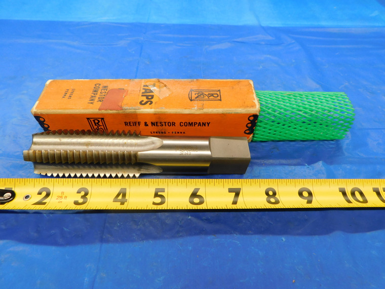 NEW REIFF & NESTOR 1 3/8 6 NC GH-4 HSS PLUG TAP 4 STRAIGHT FLUTE 1.375 R&N - MB5173RDT