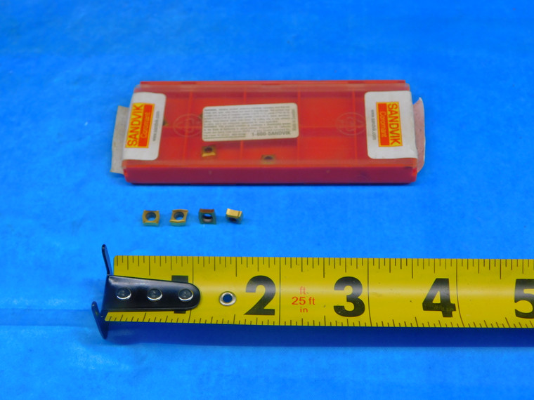 10PCS NEW SANDVIK LCMX 02 02 04C-53 1020 TiN COATED CARBIDE DRILLING INSERTS - AR4499RDT