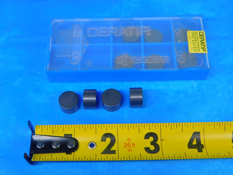 10PCS NEW KYOCERA CERATIP RNG 45 T00820D A65 CERAMIC INSERTS - AR4555RDT