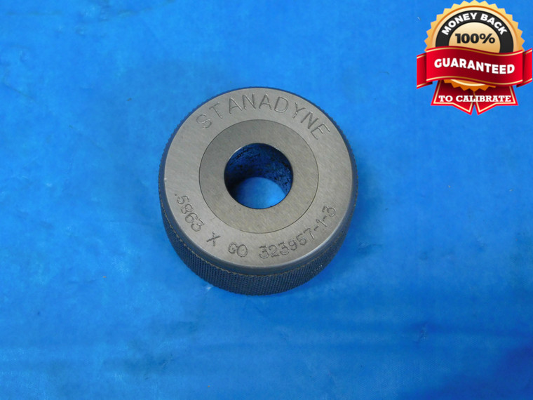 .5863 CLASS X MASTER PLAIN BORE CARBIDE RING GAGE .5938 19/32 15 mm - JP0143EY