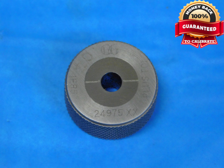 .24975 CLASS XX MASTER PLAIN BORE CARBIDE RING GAGE .2500 1/4 6.344 mm - JP0152EY