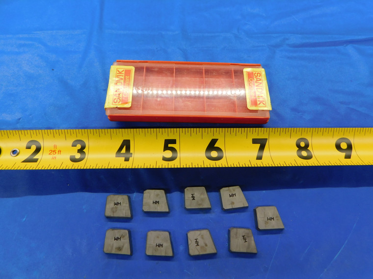 9PCS NEW SANDVIK SPEX 12 03 ED L-1 HM CARBIDE MILLING INSERTS SME 42E12 L K15 - MB5240RDT