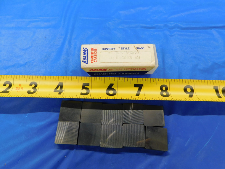 10PCS NEW ADAMS SNG 633 AM CARBIDE TURNING INSERTS SNG663 INDEXABLE - MB5237RDT
