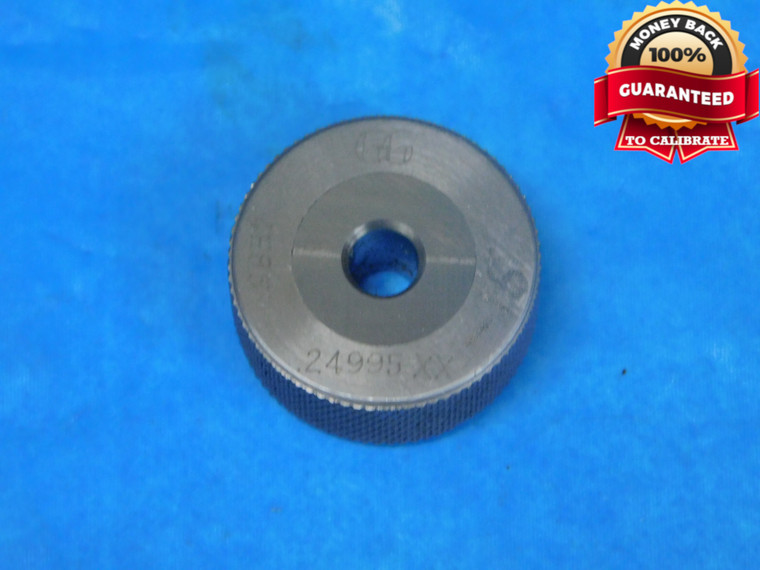 .24995 CLASS XX MASTER PLAIN BORE CARBIDE RING GAGE ONSIZE 1/4 6.349 mm - JP0172EY