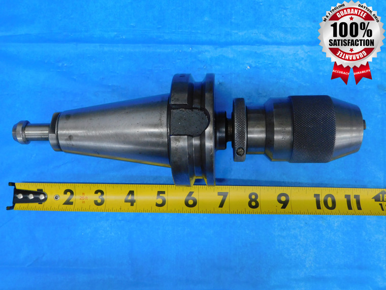 BT45 NIKKEN JACOBS TAPER #6 TOOL HOLDER STUB W/ 1/32-1/2 JACOBS CHUCK JT6 - AR4759AW1