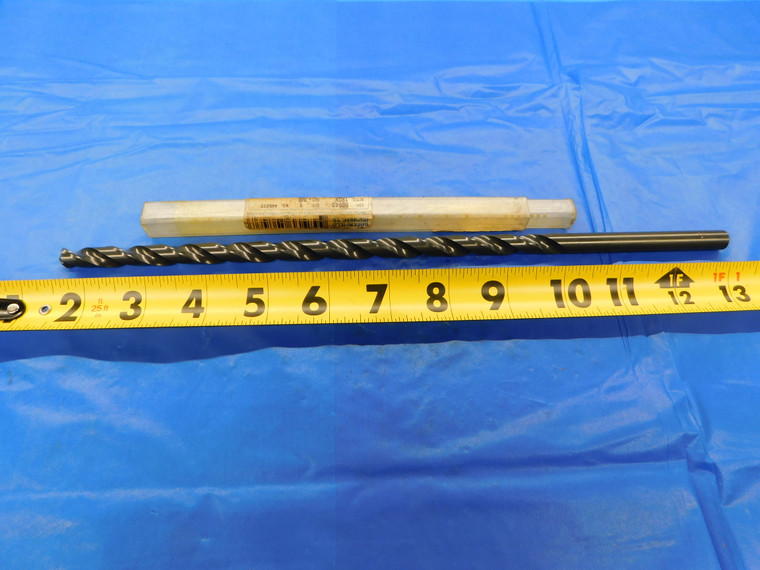 CHICAGO-LATROBE 3/8 O.D. OXIDE HSS EXTRA LENGTH TWIST DRILL BIT 9" LOC .375 - MB5367RDT
