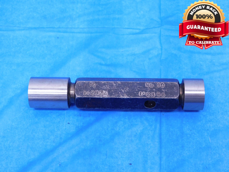 1.2324 & 1.2386 PIN PLUG GAGE GO NO GO 1.2344 -.0020 1 15/64 31.303 mm - MC0014AZ1