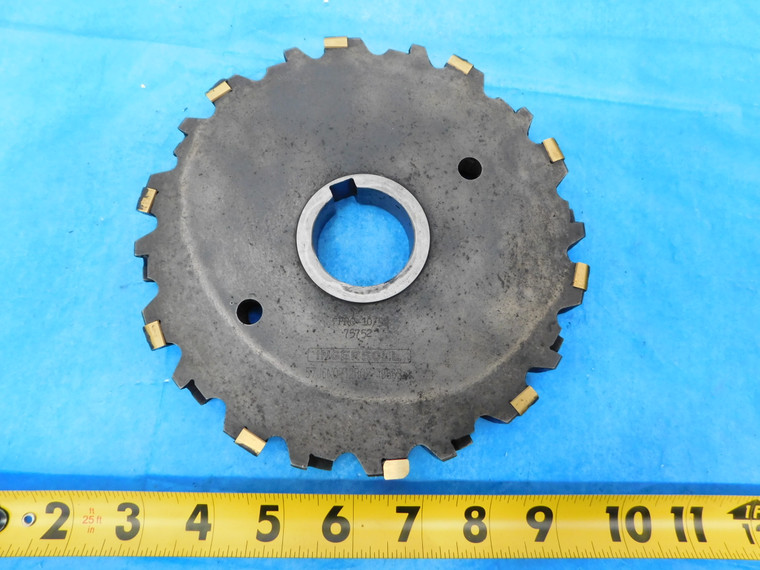 INGERSOLL 7" O.D. X .70" WIDTH X 1 1/2 PILOT INDEXABLE SIDE MILLING CUTTER 20 T - MB5456AE2