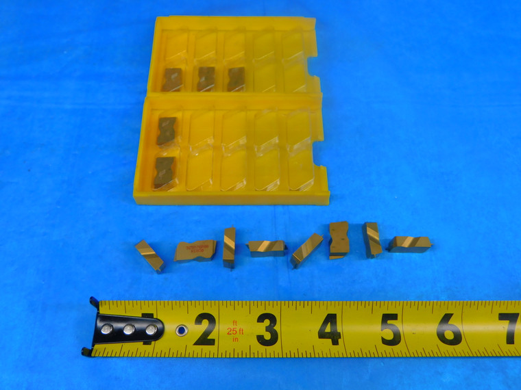 13PCS NEW KENNAMETAL 325976R00 KC850 TiN CARBIDE GROOVING INSERTS TOP NOTCH - AR4986RDT