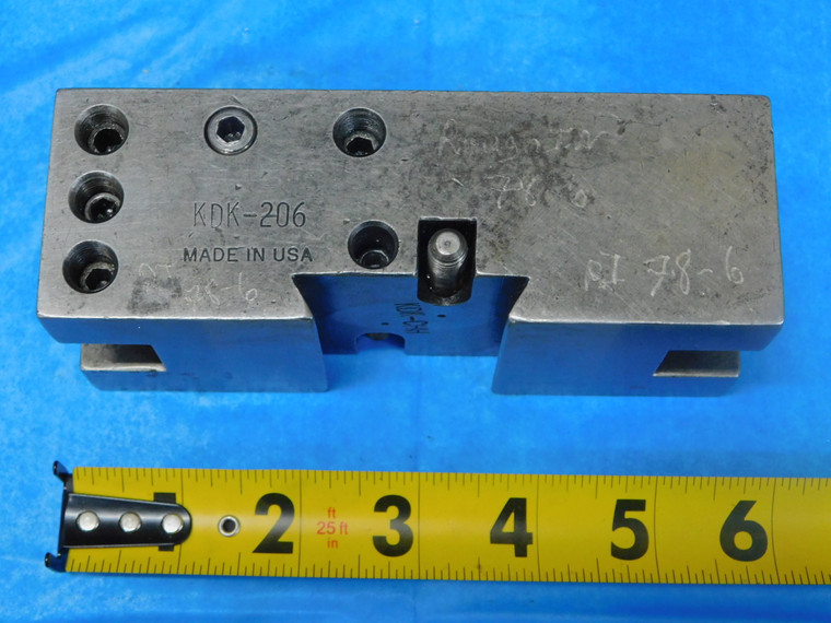 KDK-206 QUICK CHANGE 4-POSITION BAR FOR 3/4 SQUARE SHANK TURNING TOOL 0.75 - JP0240AG2