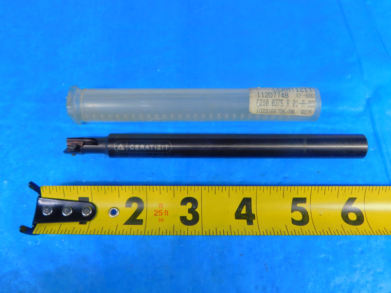 CERATIZIT 3/8 DIA C2102.375.R.01-A-080-EF-600 COOLANT INDEXABLE BORING BAR .375 - AR4991AP1
