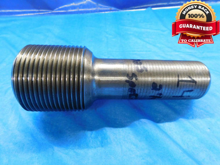 SHOP MADE 2 1/4 8 LEFT HAND SPECIAL THREAD PLUG GAGE 2.25 GO ONLY P.D. = 2.1725 - DW14846AG2
