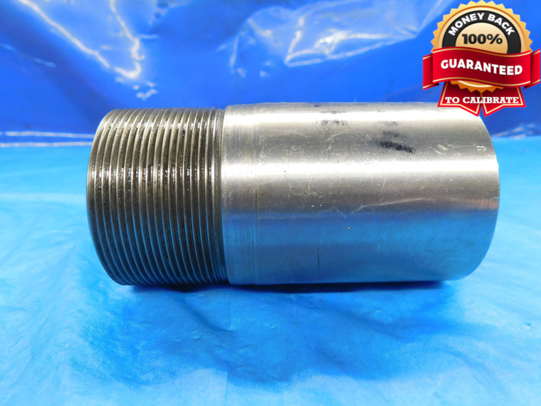SHOP MADE 2.187 14 THREAD PLUG GAGE 2.1870 2.187"-14 INSPECTION CHECK - DW14862AG2
