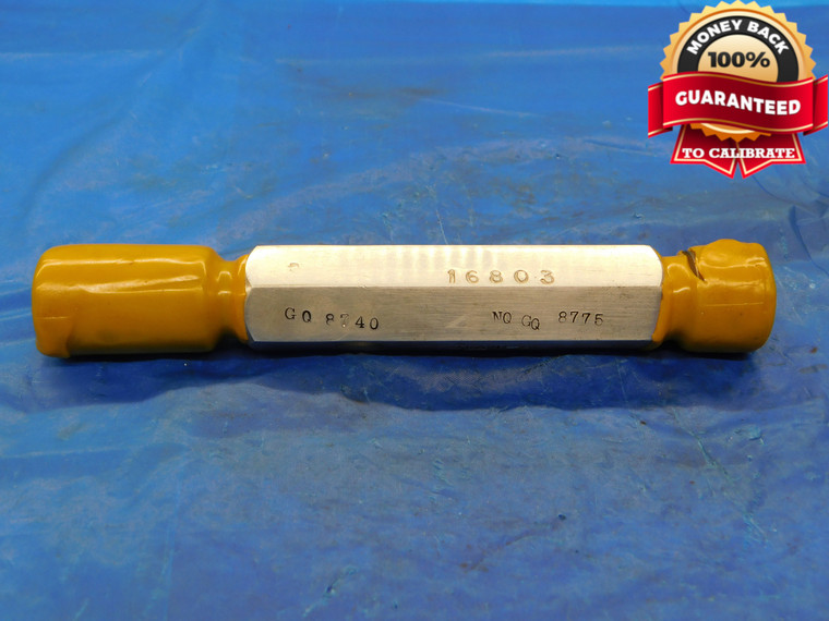 .8740 & .8775 PIN PLUG GAGE GO NO GO .8750 -.0010 7/8 22 mm .874 A-4 TAPERLOCK - MB5653RD