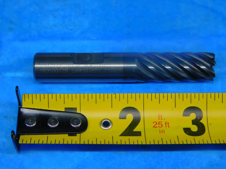 M.A. FORD 1/2 O.D. TiCN CORNER RADIUS CARBIDE END MILL 7 FL 180 1/2 .015R .5 - AR5064LVR